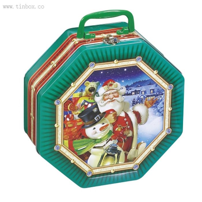 octagon popcorn tin box octagon popcorn tin box