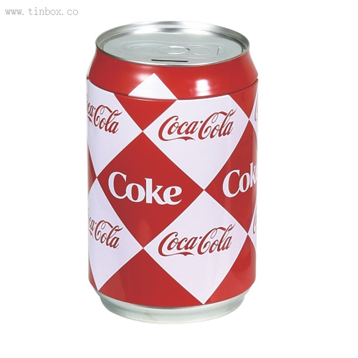 coca cola coin tin box for popcorn packaging coca cola coin tin box for popcorn packaging