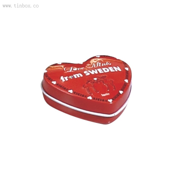 mini heart mint tin box mini heart mint tin box