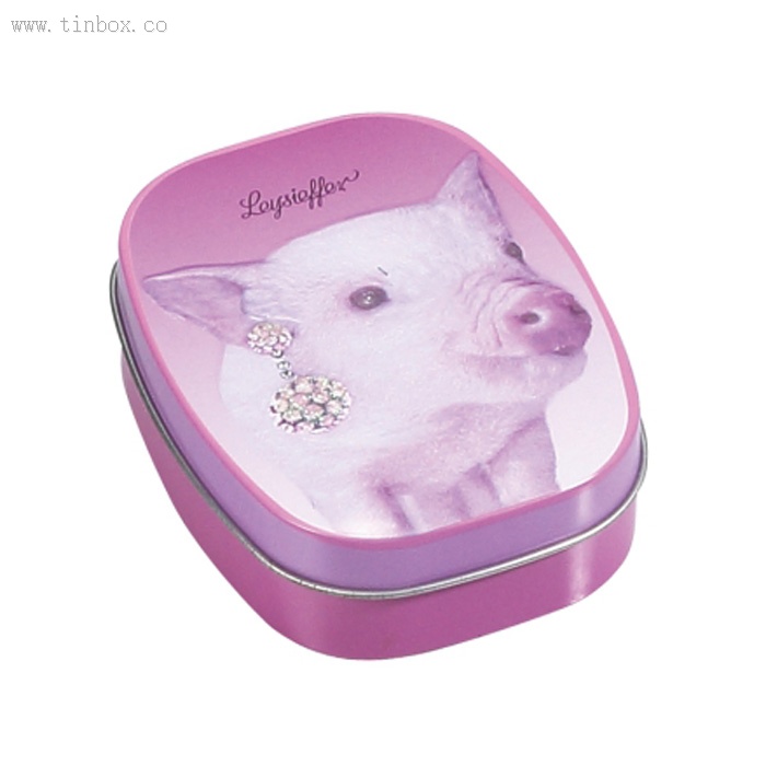 rectangular mint tin box with inserted diamonds rectangular mint tin box with inserted diamonds