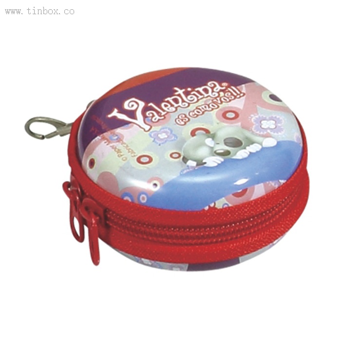 small round mint tin box with zip small round mint tin box with zip
