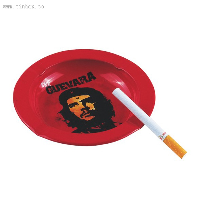 round tin ashtray round tin ashtray