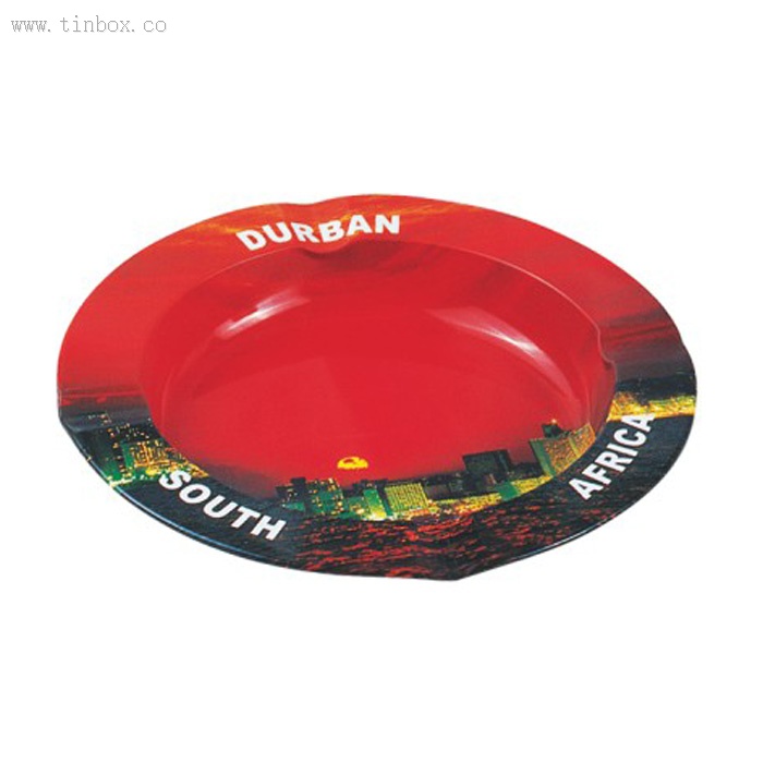 printed round tin ashtray printed round tin ashtray