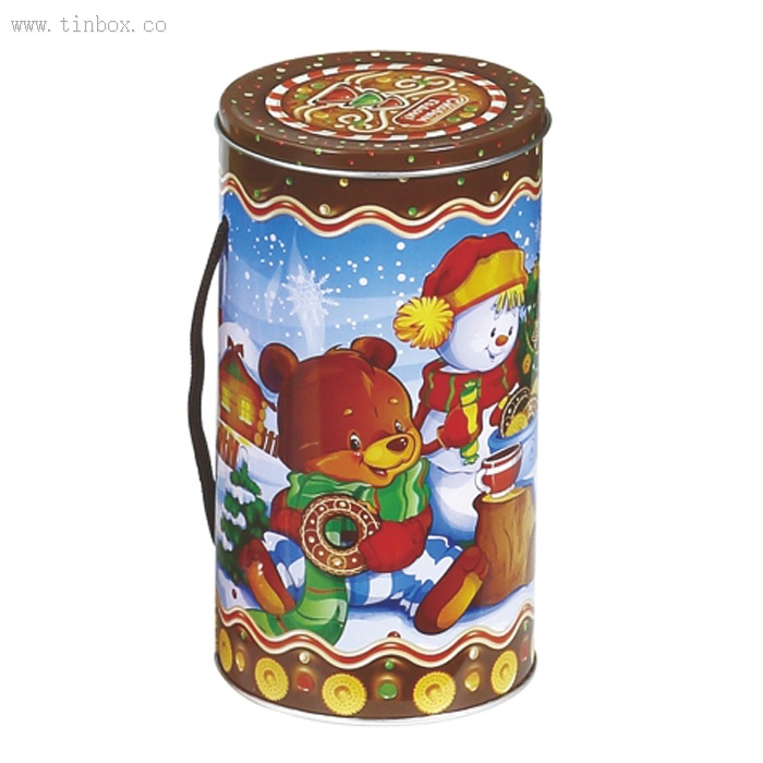 round cigarette tin box with rope handle round cigarette tin box with rope handle