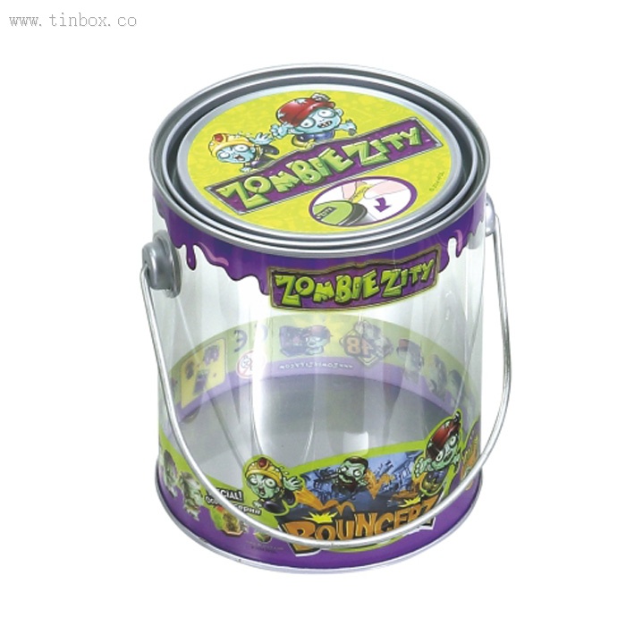 round PVC bucket for cigarette packaging round PVC bucket for cigarette packaging