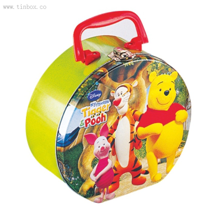 D shaped lunch tin box D shaped lunch tin box