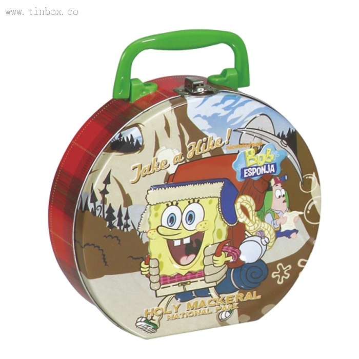 round lunch tin box round lunch tin box