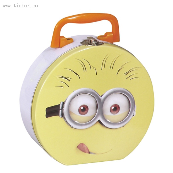 Lovely round lunch tin box Lovely round lunch tin box