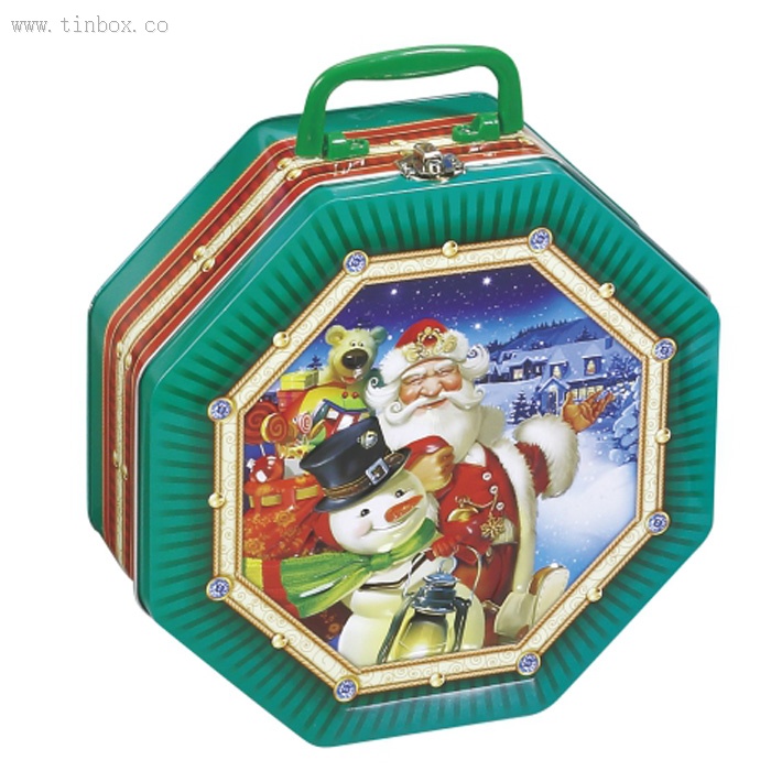 octagonal shaped tin lunch box octagonal shaped tin lunch box