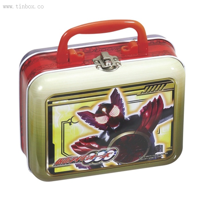 Cartoon printed tin lunch box Cartoon printed tin lunch box