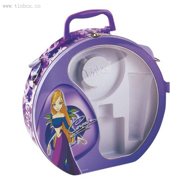 big round tin lunch box big round tin lunch box