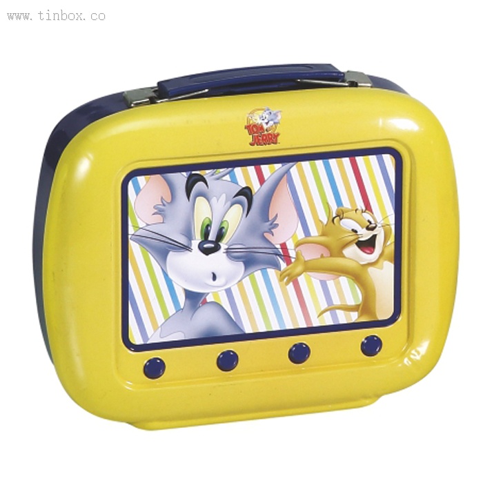 TV shaped chocolate tin packaging box TV shaped chocolate tin packaging box