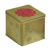 square tin coffee box