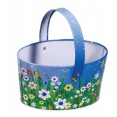 oval tin wine bucket