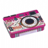 printed sliding tin box for biscuit packaging