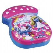 mushroom shaped candy tin with hinged lid
