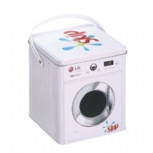 washing machine shaped chocolate tin box