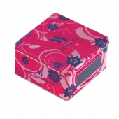 square window chocolate tin box