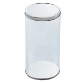 tin Clear Tubes bOX With Golden Caps
